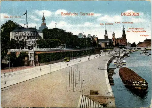Dresden, Brühlsche Terrasse -538094