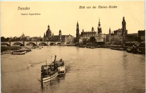 Dresden, Blick v.d. Marienbrücke -538158