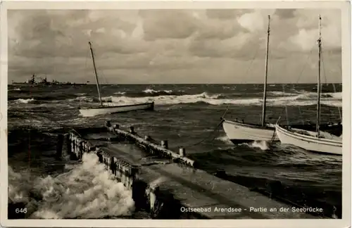 Seebad Arendsee, Partie an der Seebrücke -538162