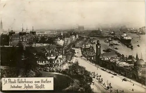 Hamburg, St. Pauli Fährhaus am Hafen -538202