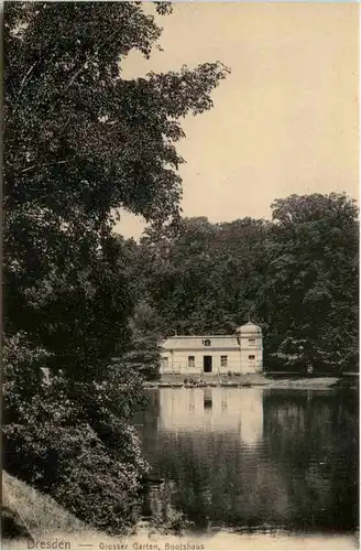 Dresden, Grosser Garten, Bootshaus -538424