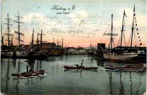 Hamburg, Harburg, Alter Hafen -538192