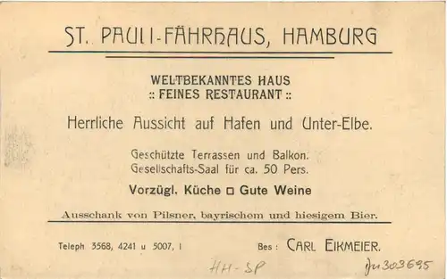 Hamburg, St. Pauli, Fährhaus -538212