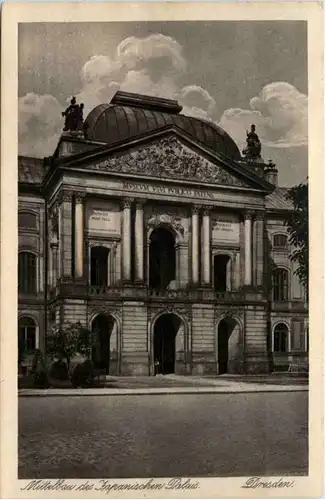 Dresden, Mittelbau des Japanischen Palais -538474