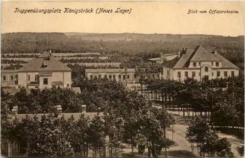 Königsbrück, Truppenübungsplatz, Blick vom Offizierskasino -538618