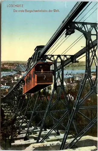 Dresden, -Loschwitz, die erste Bergschwebebahn der Welt -538546