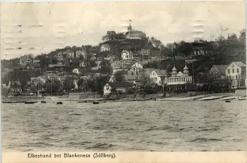 Hamburg, Elbestrand bei Blankenese Süllberg -538824