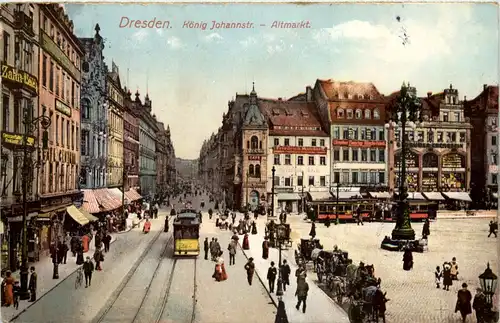 Dresden, König Johann-Strasse, Altmarkt -538490