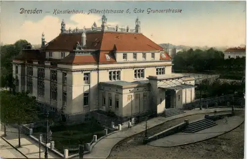 Dresden, Künstlerhaus Ecke Albrecht- und Gruner Strasse -539118