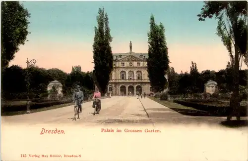 Dresden, Palais im grossen Garten -539040