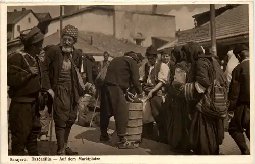 Sarajevo - Bascarsija - Auf dem Marktplatze -656130
