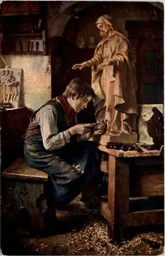 Künstler AK Toby Rosenthal - Segen der Arbeit -656014