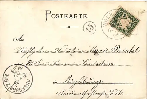 Bayrische Volkstrachten - Rheinpfalz - Litho -656192