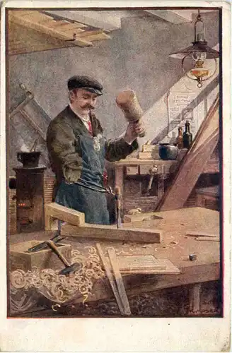 Tischler aus den Invalidenschulen - KuK Feldpost -656020