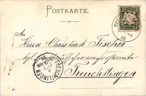 Bayrische Volkstrachten - Mittelfranken - Litho -656194