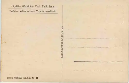 Zeiswerk Jena - Versuchsrefraktor -656240