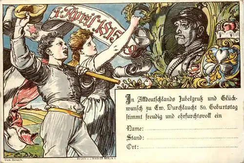 Geburtstag Fürst von Bismarck Friedrichsruh -656488