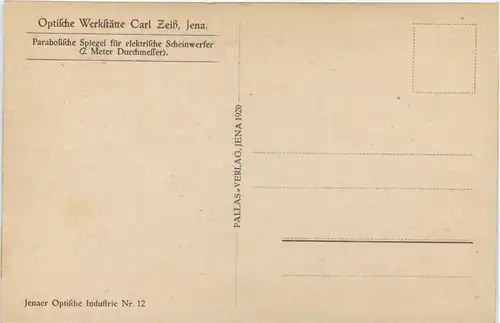 Zeiswerk Jena - Scheinwerferspiegel -656238