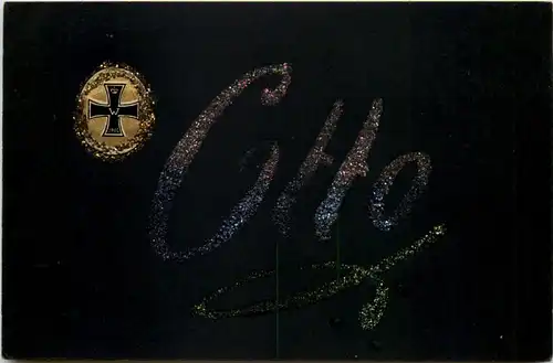 Handgemachte Karte Name Otto -656496