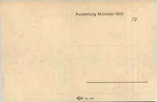 Ausstellung München 1910 - Erwin Kurz Flussgott -656808