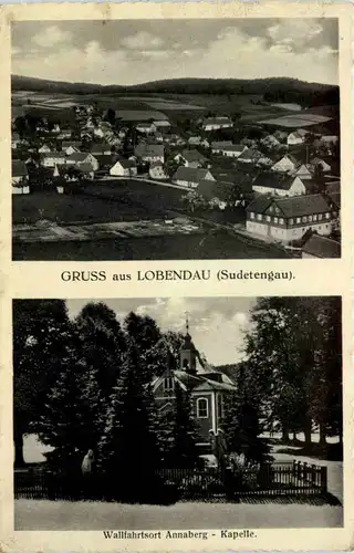 Gruss aus Lobendau - Sudetengau -656828