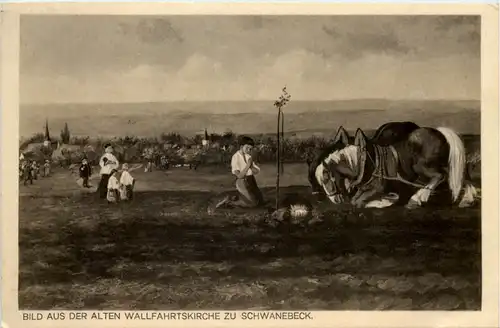 Bild aus der alten Wallfahrtskirche zu Schwanebeck -656884