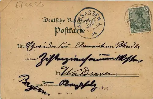 Ergersheim im Elsass - Litho -656802