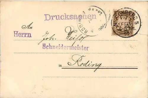 Nürnberg - Litho Werbung -656932
