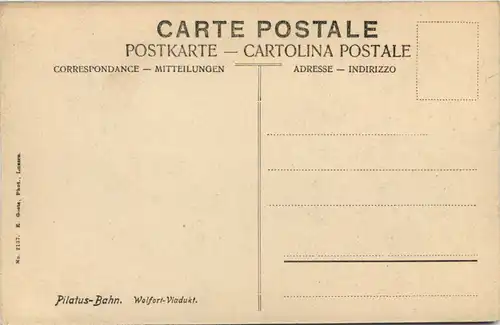Pilatus Bahn - Wolfort Viadukt -656970