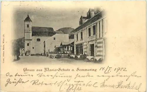 Gruss aus Maria-Schutz a. Semmering -656814