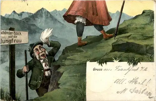 Humor - Schönster Blick auf die Jungfrau -656954