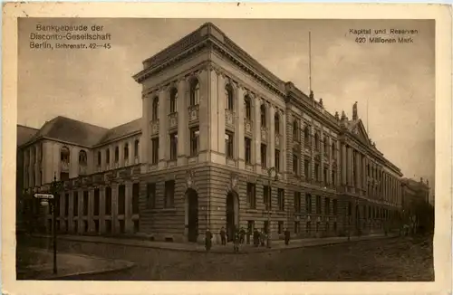 Berlin - Bankgebäude der Disconto Gesellschaft -657062