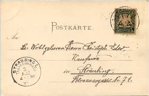 Würzburg - Studentika - Litho -657190