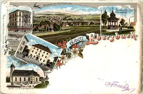 Gruss aus Ebersbach - Litho -657222