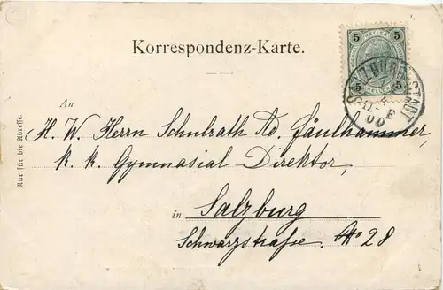 Präsident Krüger mit Consul Leyds - South Africa -657556