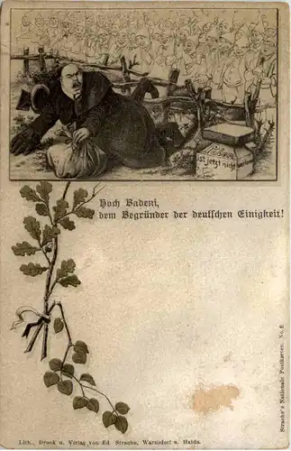 Hoch Badeni, dem Begründer der deutschen Einigkeit -657496