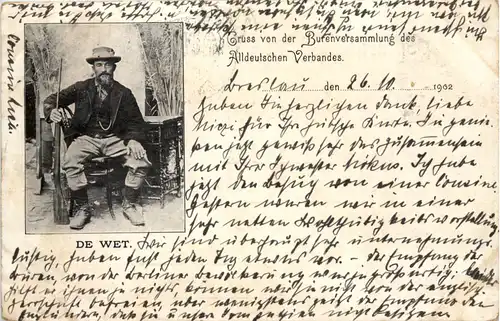Burenversammlung des Alldeutschen Verbandes - De Wet - South Africa -657568