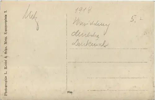 Metz - Vernichtung deutscher Denkmäler -657690