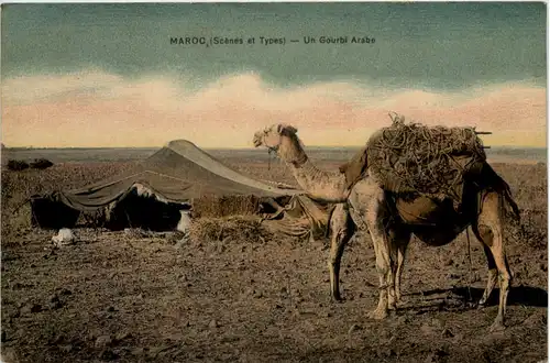 Maroc - Un Gourbi Arabe -657818