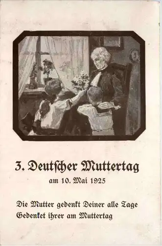 3. Deutscher Muttertag 1925 -657742