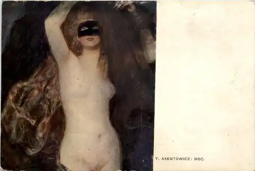 Künstler AK T. Axentowicz - Noc -658072