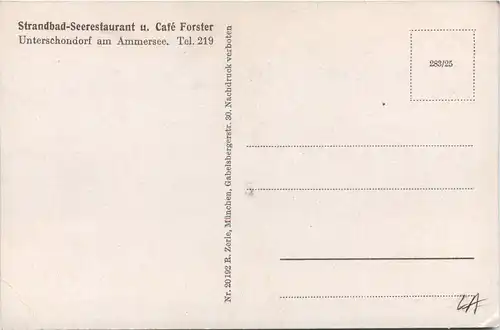 Ammersee, Unter-Schondorf, Cafe Forster -536872