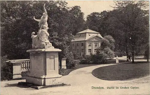 Dresden, Partie im Grosser Garten, -537032