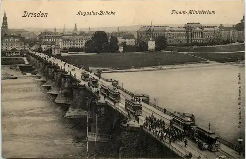 Dresden, Augustus-Brücke, Finanzministerium -536980