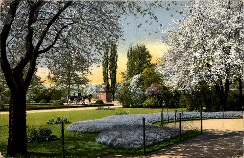 Dresden, Kgl. Grosser Garten im Blütenschmuck -537178