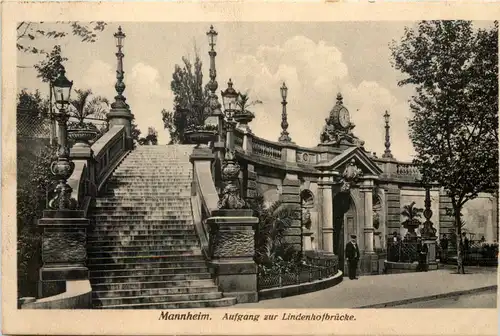 Mannheim, Aufgang zur Lindenhofbrücke -538168