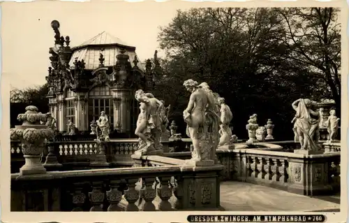 Dresden, Zwinger, am Nymphenbad -537596