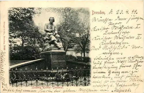 Dresden, Ludwig Richter Denkmal -538588