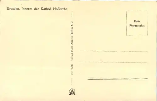 Dresden, Inneres der kath. Kirche -537676