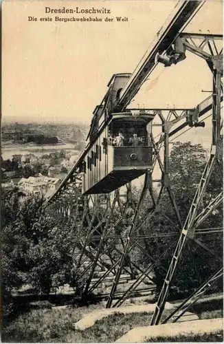 Dresden, -Loschwitz, die erste Bergschwebebahn der Welt -537696